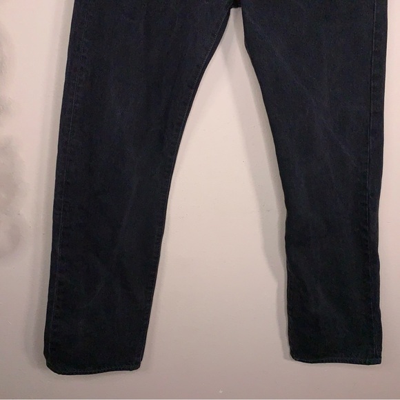 33x31 Levis 501 Black Jeans Black Cotton Pants Rockabilly Punk Goth - Picture 11 of 14